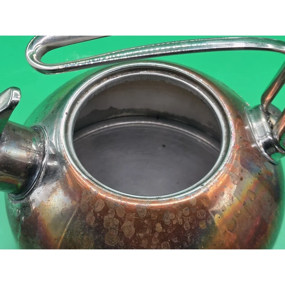 CHANTAL 18/10 SL37-19CP T-MI Stainless Steel Tea Kettle 1.8 Quart